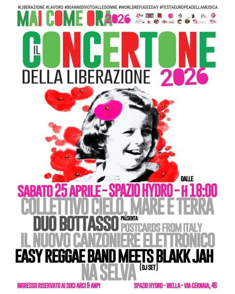 Mai come ora- concertone del 25 aprile