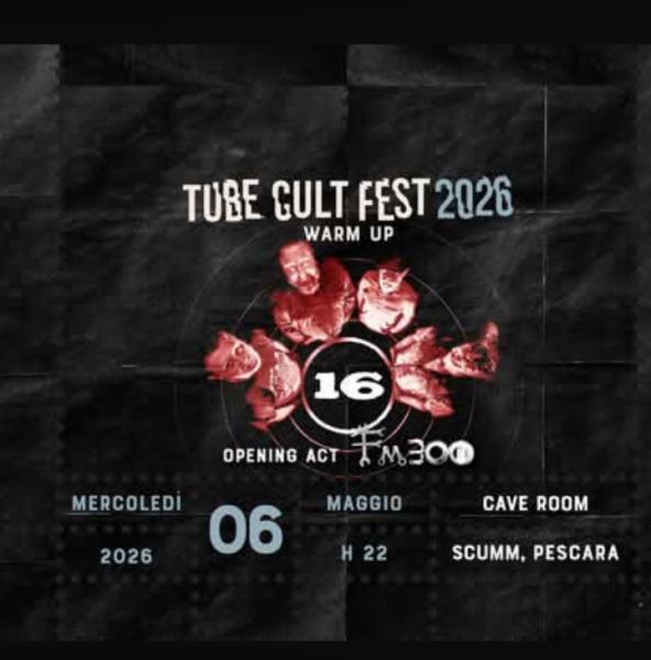 Tube Cult Fest Warm Up:-(16)-(USA Sludge Legends)+FM300-Scumm Cave Room