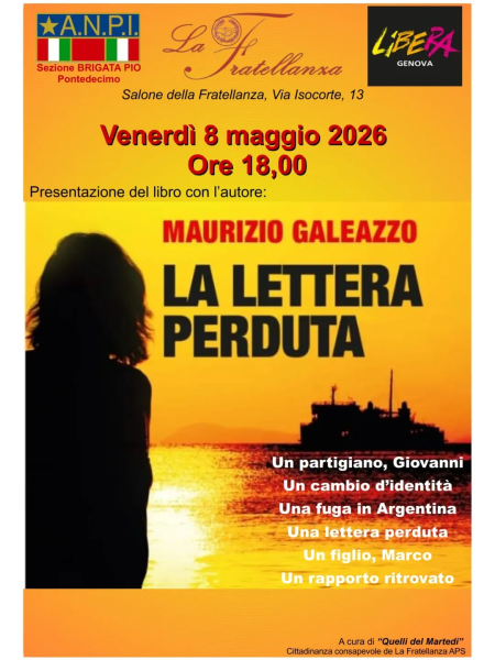 Presentazione libro con autore "La lettera perduta" di Maurizio Galeazzo