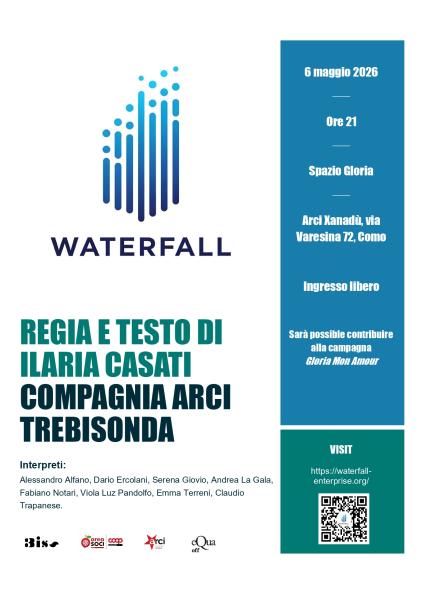 6 maggio/ Arci Trebisonda in “Waterfall” allo Spazio Gloria