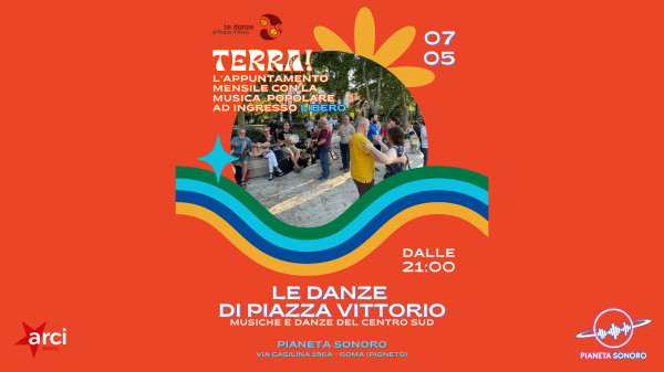 🌍🎶 𝑻𝒆𝒓𝒓𝒂! LE DANZE DI PIAZZA VITTORIO Live // L'appuntamento popolare con DPV a PianetaSonoro