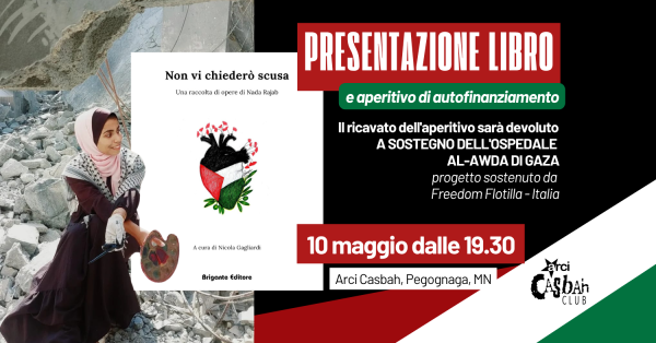 PRESENTAZIONE LIBRO "NON VI CHIEDERÒ SCUSA" + APERITIVO DI AUTOFINANZIAMENTO