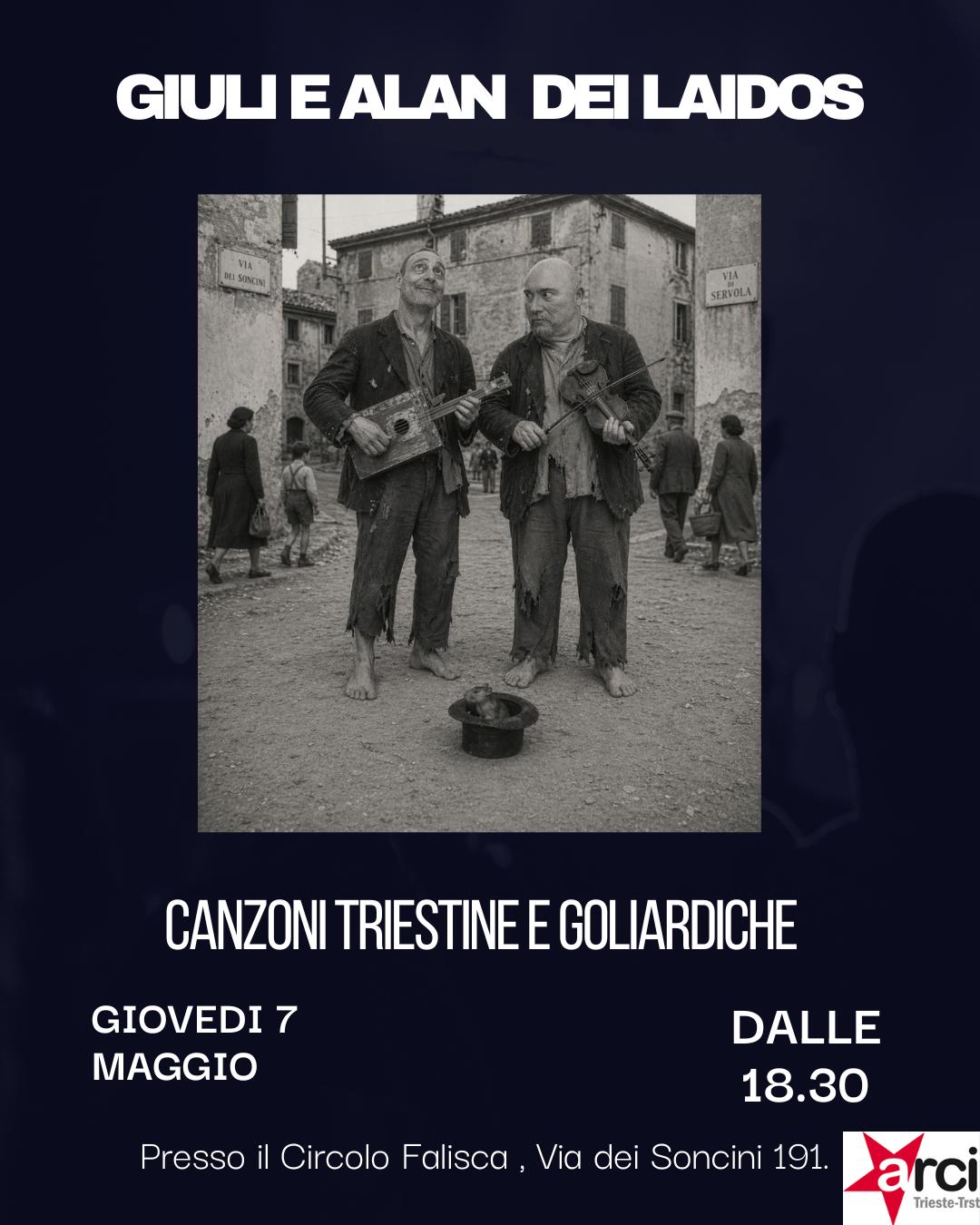 Giuli e Alan dei LAIDOS: Canzoni triestine e goliardiche