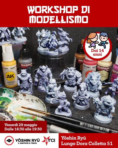 Workshop di pittura per modellismo