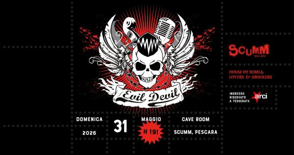 EVIL DEVIL LIVE @ SCUMM CAVE ROOM