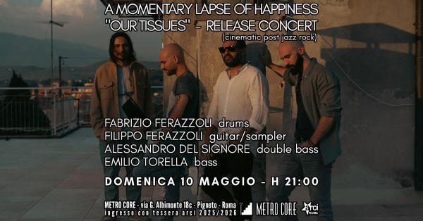 A momentary lapse of Happiness (Cinematic Post Jazz Rock) - Release Concert