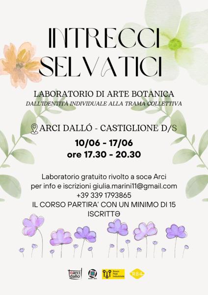 🍃 INTRECCI SELVATICI: Laboratorio gratuito di arte botanica collettiva