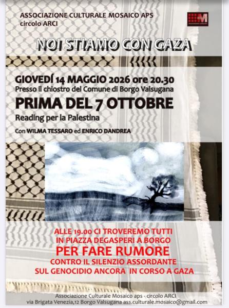 Per fare rumore e Reading per la Palestina prima del 7 ottobre