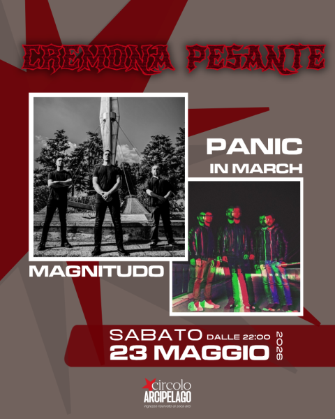 CREMONA PESANTE - PANIC IN MARCH E MAGNITUDO SLUDGE