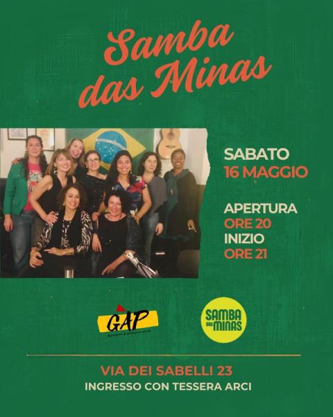 🇧🇷🎶 𝗦𝗔𝗠𝗕𝗔 𝗗𝗔𝗦 𝗠𝗜𝗡𝗔𝗦: 𝗦𝗔𝗕𝗔𝗧𝗢 𝟭𝟲 𝗠𝗔𝗚𝗚𝗜𝗢 𝗢𝗥𝗘 𝟮𝟭 𝗔𝗟 𝗖𝗜𝗥𝗖𝗢𝗟𝗢 𝗚𝗔𝗣 🇧🇷🎶