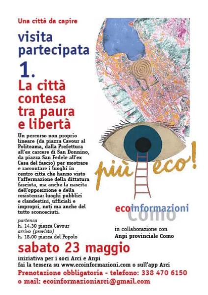 23 maggio/ Ecovisite partecipate/ La città contesa tra paura e libertà