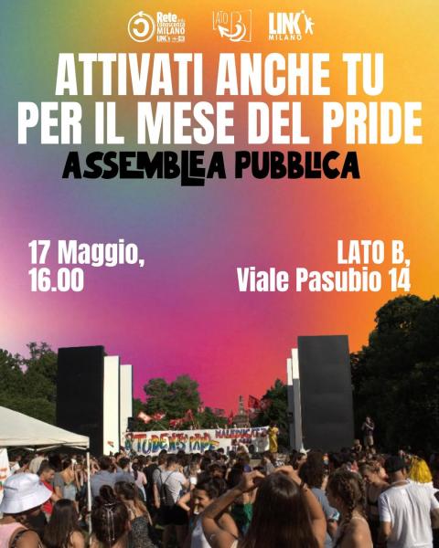 Assemblea pubblica verso il Pride