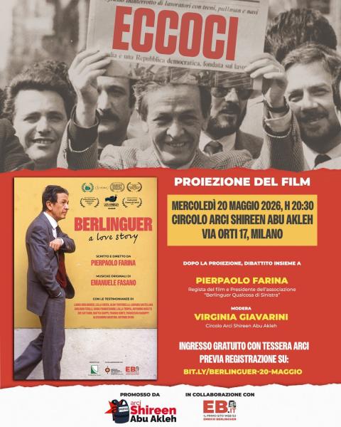 Proiezione del film "Berlinguer - A love story"