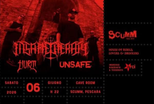 Insane Therapy +H.U.R.T.+Unsafe Live@Scumm Cave Room