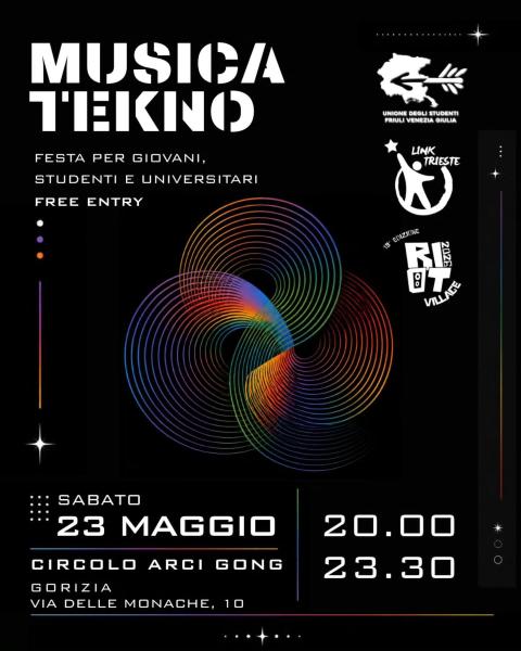 FESTA TEKNO FREE ENTRY: PER IL DIRITTO ALLA SOCIALITÀ