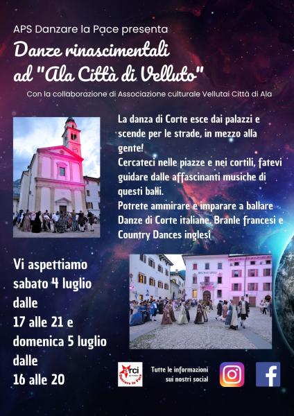 Danze rinascimentali ad "Ala Città di Velluto"