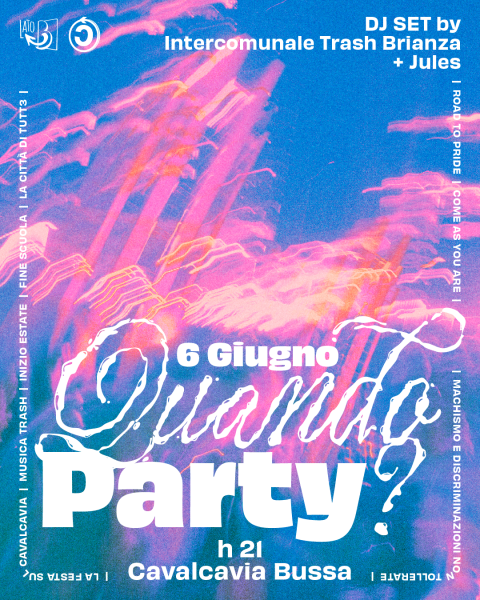 Quando Party? Pride edition