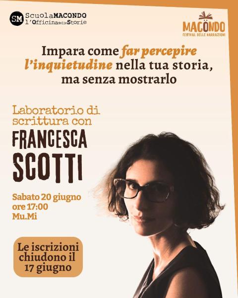 LABORATORIO DI SCRITTURA CON LAURA SCOTTI