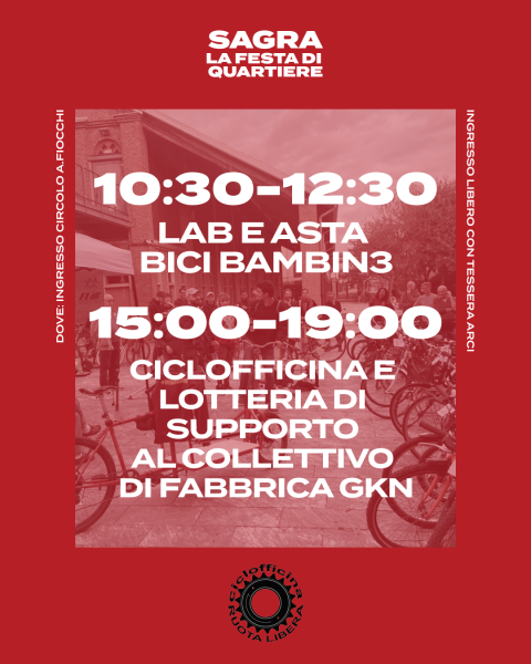 CICLOFFICINA CON RUOTA LIBERA