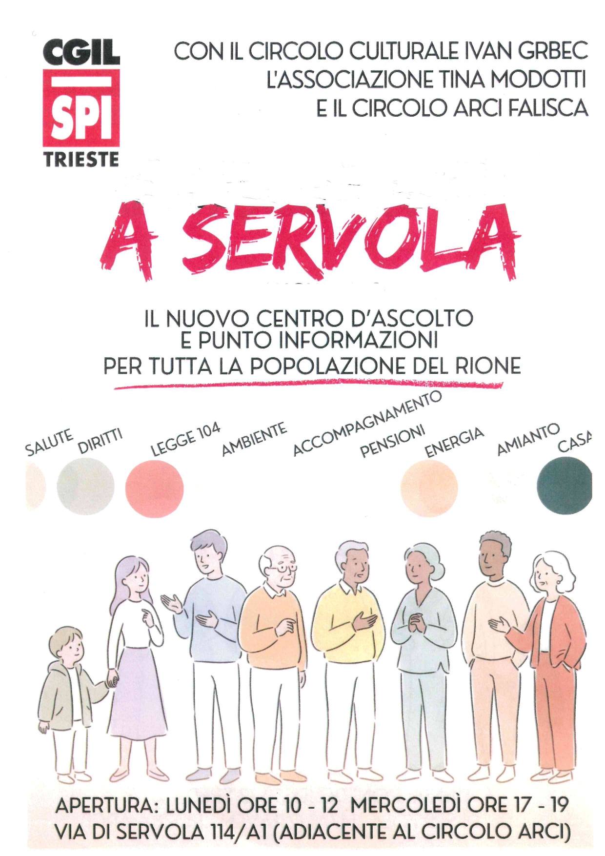 Centro d'ascolto e punto d'informazioni