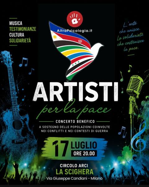 Concerto Artisti per la Pace Live 2026