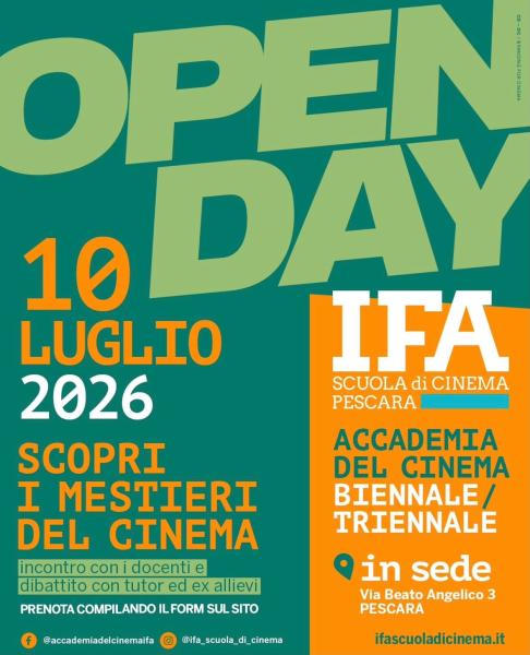 OPENDAY IFA SCUOLA DI CINEMA