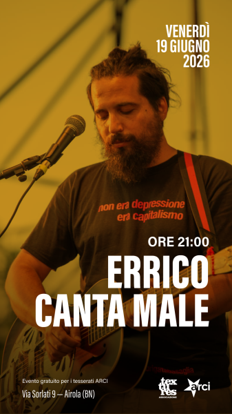 ERRICO CANTA MALE live