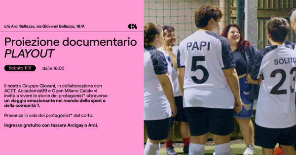 PLAYOUT - PROIEZIONE DOCUMENTARIO