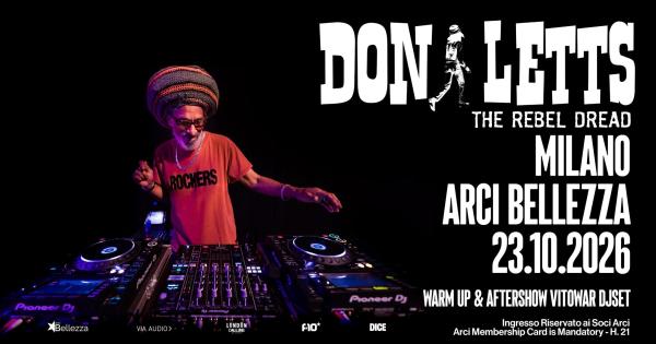 DON LETTS + VITOWAR DJSET