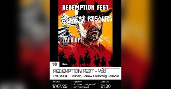 Redemption Fest Vol.1: Stillpain + Sorrow + Poisonfog + Termora