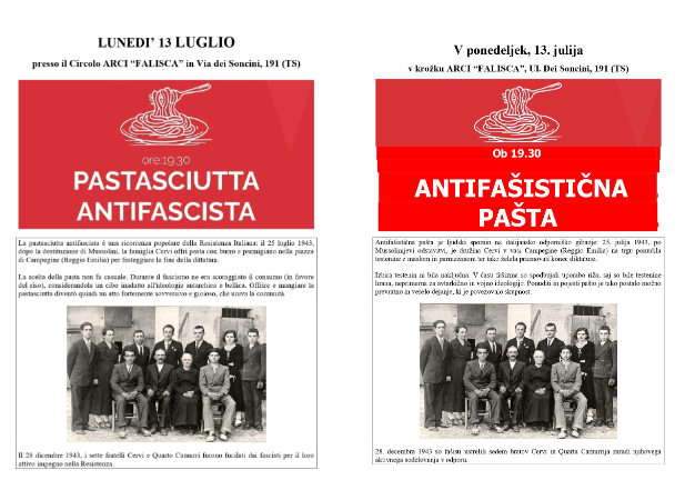 Pastasciutta antifascista - Antifašistična pašta