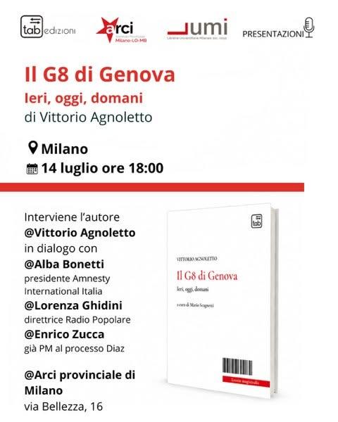 PRESENTAZIONE DEL LIBRO: IL G8 DI GENOVA IERI, OGGI E DOMANI