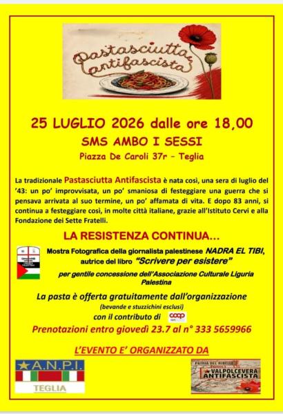 82° Pastasciutta Antifascista