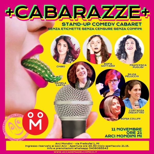 CABARAZZE - Ridere senza etichette, senza censure, senza confini