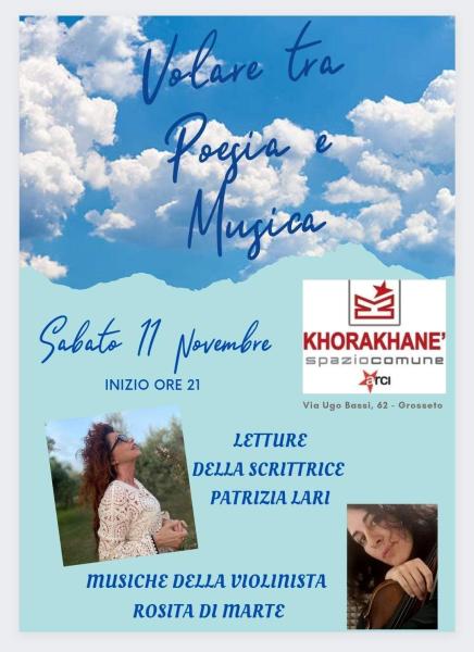 READING MUSICATO - Volare tra Poesia e Musica, di Patrizia Lari, con Rosita Di Marte