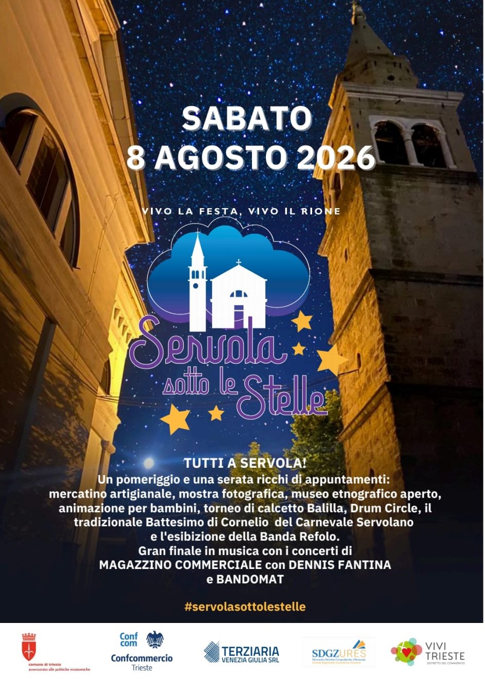Servola sotto le stelle