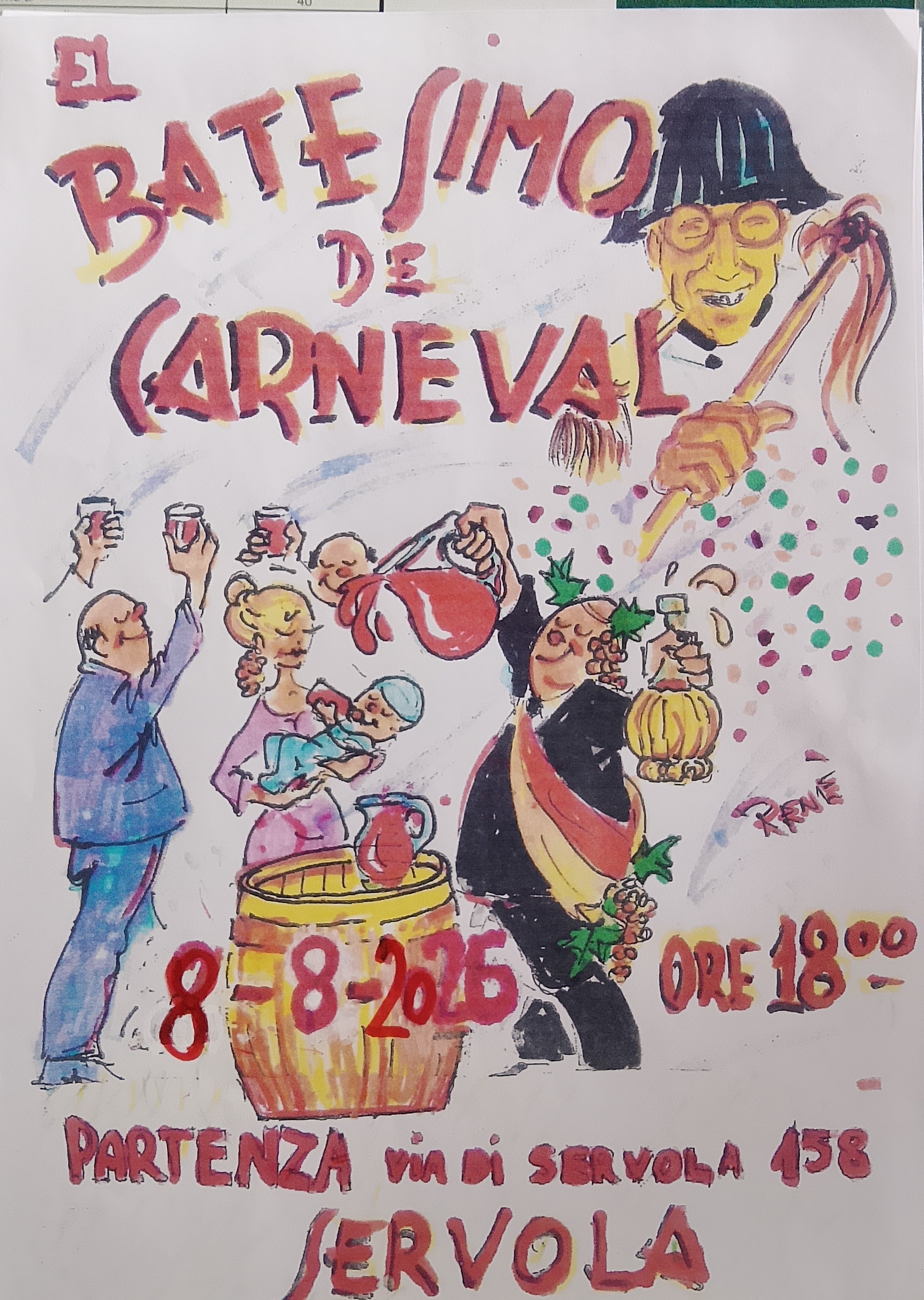 El batesimo de Carneval