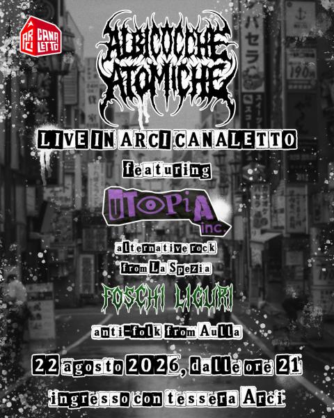 Ci risiamo! 🎸🎶Albicocche Atomiche feat. Utopia Inc. - Foschi Liguri