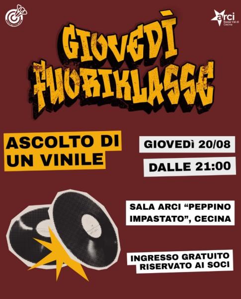 Giovedì FuoriKlasse! - Ascolto di Vinile