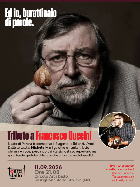 Tributo a Francesco Guccini con Michele Mari