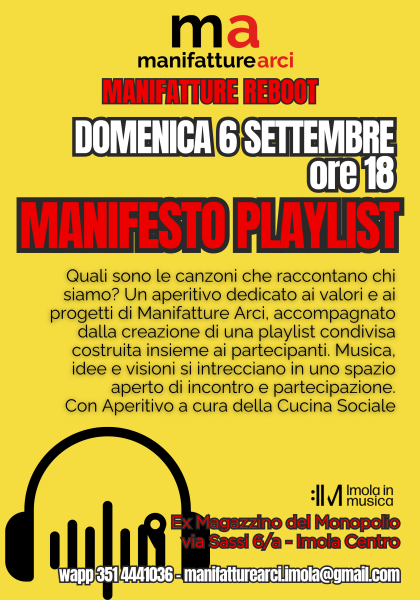 MANIFESTO PLAYLIST