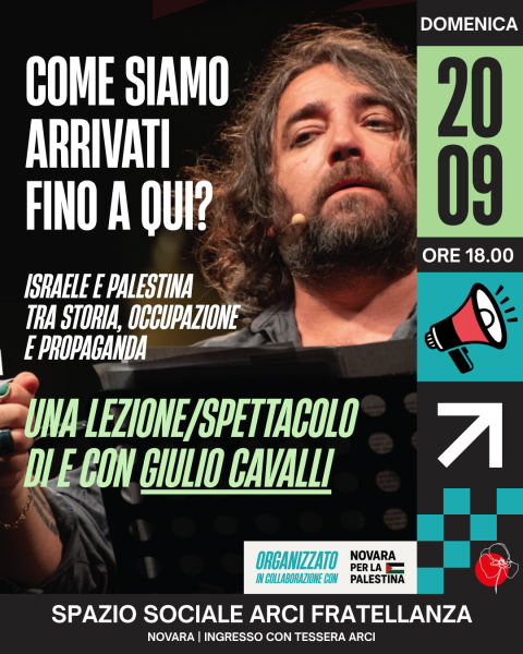 Come siamo arrivati fino a qui? | Incontro con Giulio Cavalli