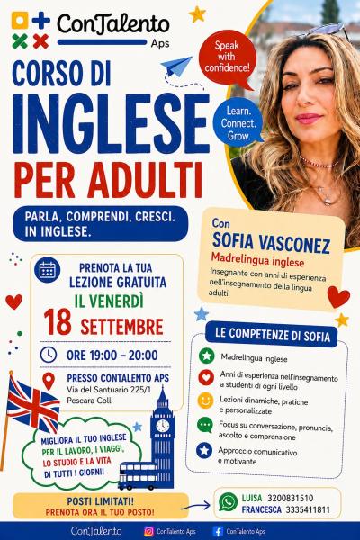 Prova Gratuita Corso Inglese per Adulti