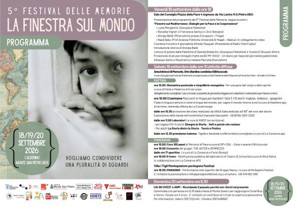 5° FESTIVAL DELLE MEMORIE - LA FINESTRA SUL MONDO