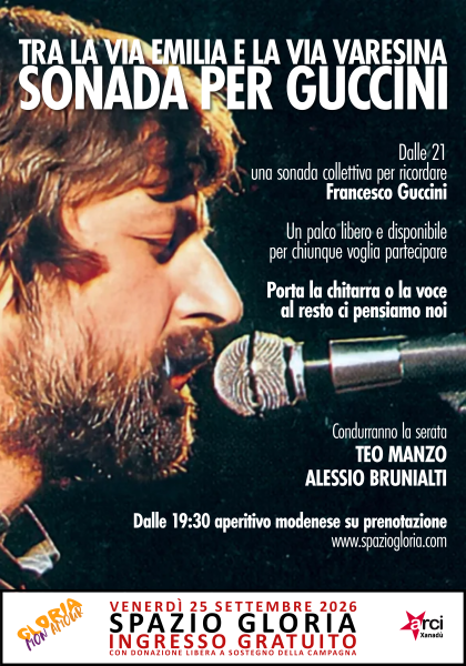 SONADA PER GUCCINI – Dalla via Emilia alla via Varesina