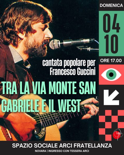 Tra la via Monte San Gabriele e il West | Cantata popolare con Francesco Guccini