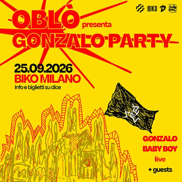 Oltre l’Oblò: Oblò presenta Gonzalo Party