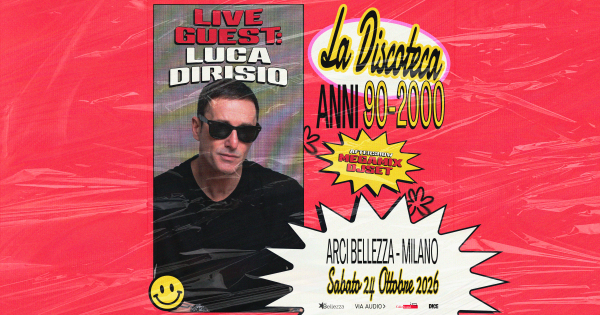 LUCA DIRISIO LIVE PER DISCO ANNI '90-2000