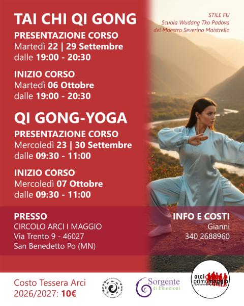 CORSO: "Tai chi qi gong"