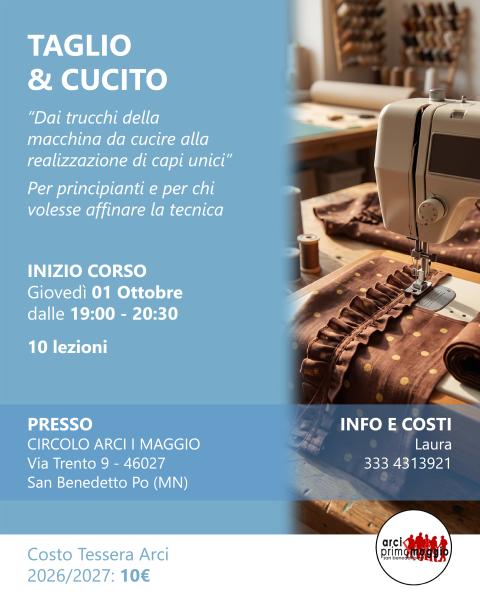 CORSO: "Taglio e cucito"
